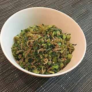 蕪の葉の炒め物